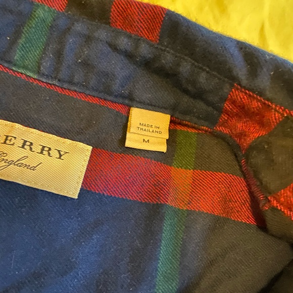Mens Burberry button down shirt